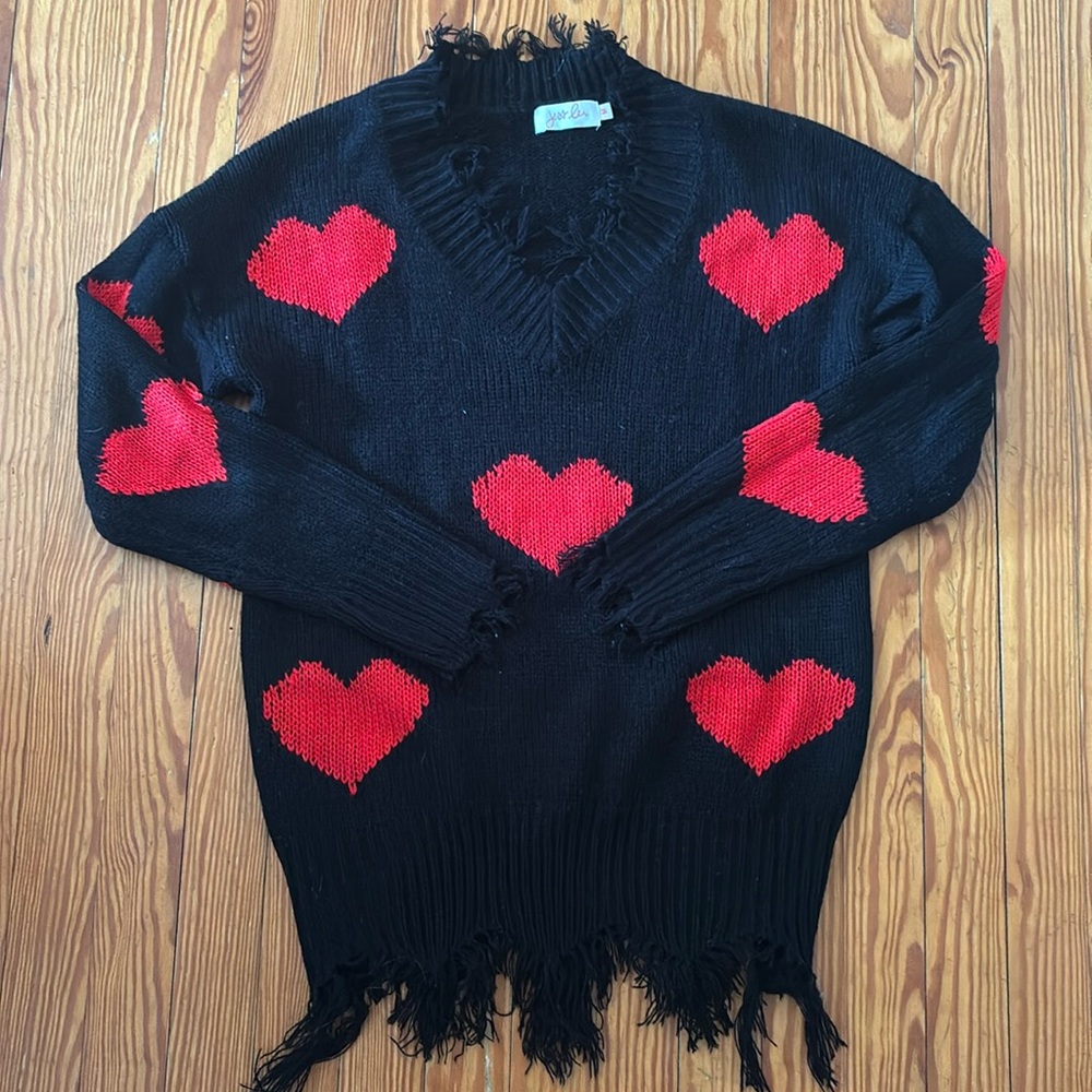 Heart sweater